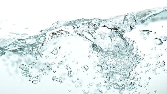 Super Slow Motion Shot of Water Wave at 1000fps.