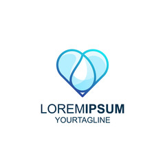 Love Water Awesome Inspiration Logo Design