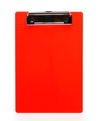 Office clipboard isolated on white background