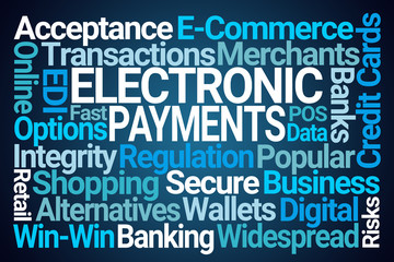 Electronic Payments Word Cloud