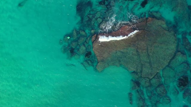 mallorca drone fly top sea