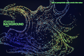 Multicolored confetti dots