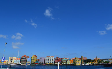 Punda city caribbean island Curacao