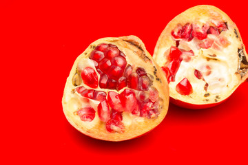 Granada, fruta de la Granada, rica en vitaminas y antioxidantes; se puede comer cruda, se hacen...