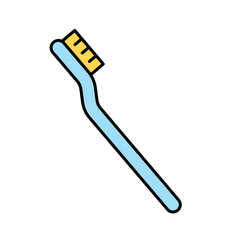 Toothbrush icon vector design template on white background