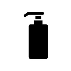 Shampoo bottle icon vector design template flat style isolated on white background