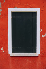 Window on wall, Italian style