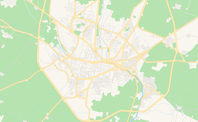 Printable street map of Al Fayyum, Egypt