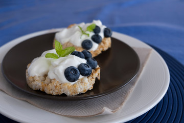 Healthy sweet sandwich