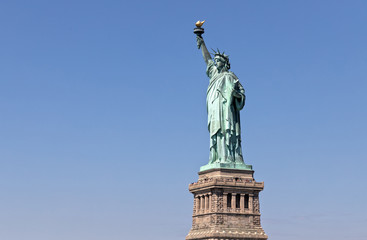 Obraz na płótnie Canvas Impression of the Statue of Liberty in New York