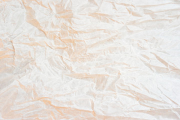 Crumpled paper texture, abstract background. Fashionable modern shade. Copy space, soft focus.