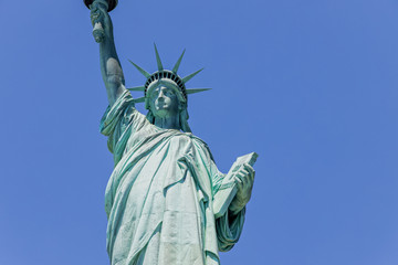 Fototapeta na wymiar Impression of the Statue of Liberty in New York