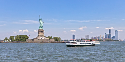 Impression of the Statue of Liberty in New York