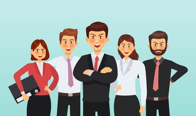 Business people character design.  Vector illustration.