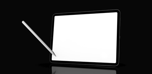 computer device mobile isolated background 3d