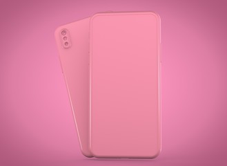 smartphone device digital 3d rendering