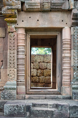 Fototapeta na wymiar タイ　ブリラム　パノムルン歴史公園