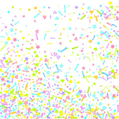 Sprinkles grainy. Cupcake dessert bakery confetti