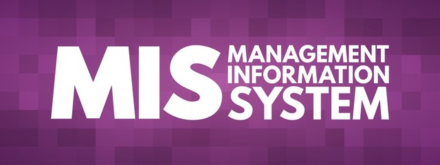 MIS - Management Information System acronym, business concept background © dizain