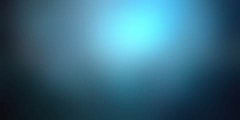 Dark sea water abstract banner. Night glow empty background. Deep blue defocus illustration. Blurred texture vignette.