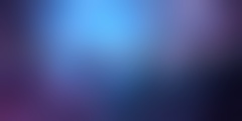 Cosmic abstract banner. Blue violet purple dark blurred texture. empty background. Night defocus illustration. Magical space.