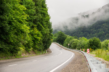 road in mountains