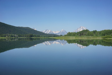The Grand Tetons Snake River at Oxbend