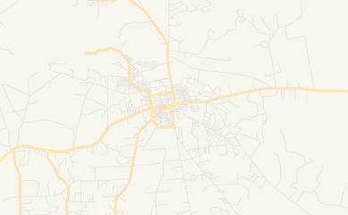 Printable street map of Tarhuna, Libya