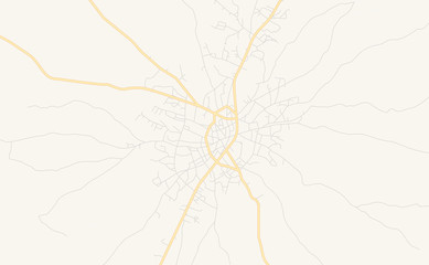 Printable street map of Ugep, Nigeria