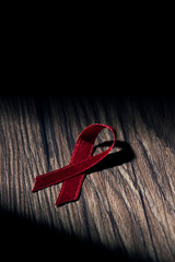 red ribbon for the fight against AIDS