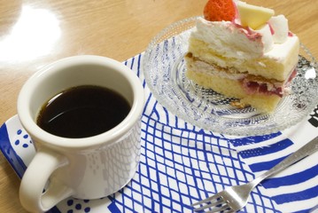 ケーキでコーヒーブレイク