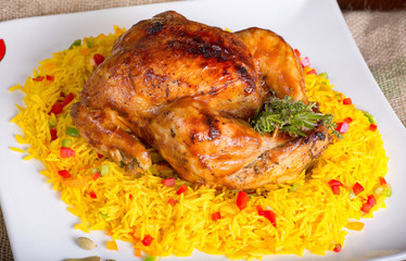 Oriental food and main dish
