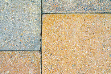 Stone pavers with variations of color.