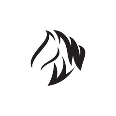 horse vector logo template silhouette monochrome