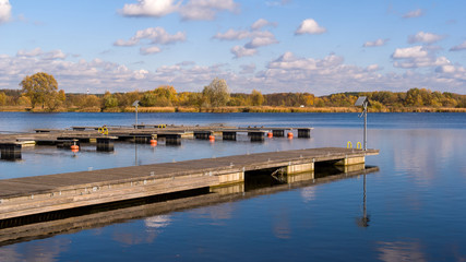 Plaża Dojlidy i Stawy Dojlidzkie w Białymstoku, Podlasie, Polska © podlaski49