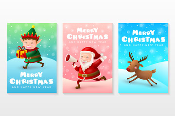 Fototapeta premium Christmas greeting card 