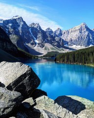 Moraine Lake and the Valley of the Ten Peaks 