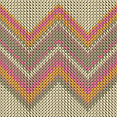 Clothing zig zal lines knit texture geometric  - obrazy, fototapety, plakaty