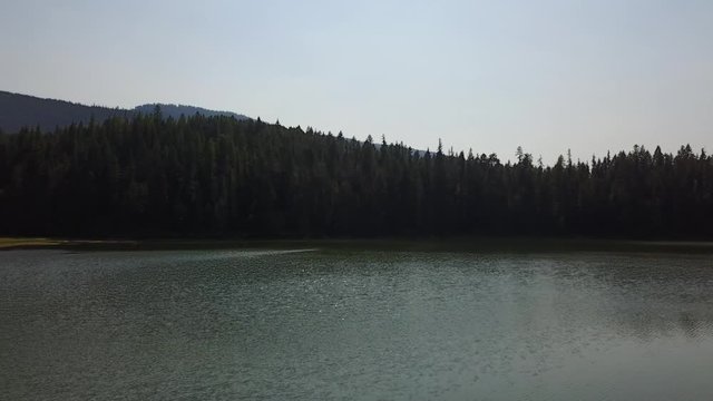 flyng to the lake. track up. aerial(drone) footage. v07_00406(DJI_0001_1)