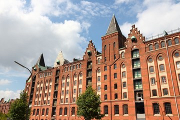 Fototapeta premium Hamburg brick warehouse