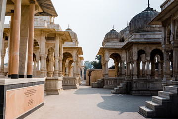 Obraz premium The architectural view of historical monuments at bikaner city which early used by the kings