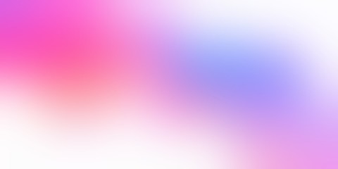 Pink blue blur gradient on white empty background. Stylish pattern abstract illustration.