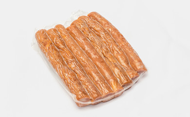 Vacuum packed pork kabanos