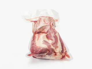 Pork vacuum packed
