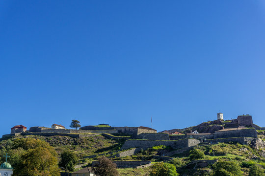 Fredriksten fortress is the largest, most important, 17th-century border fortress in Halden, Ostfold County, Norway.