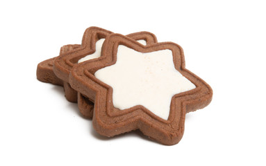 cookie stars isolated