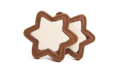 cookie stars isolated