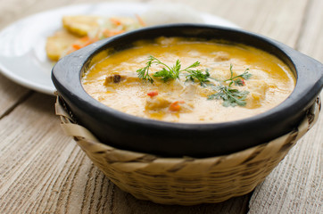  natural fish casserole from the Colombian Pacific