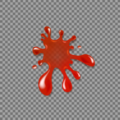 Realistic blood spatter
