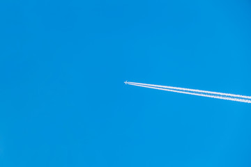 airplane in the sky